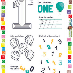 Learn the Number 1 - FREE Worksheet