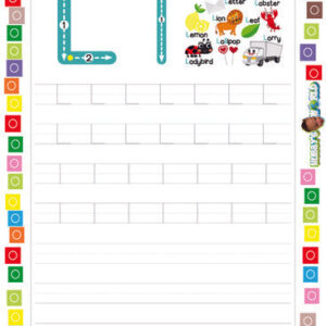 Letter L Tracing and Vocabulary - FREE Worksheet