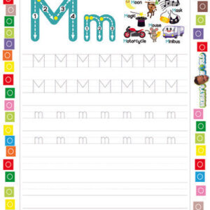 Letter M Tracing and Vocabulary - FREE Worksheet