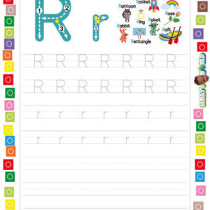 Letter R Tracing and Vocabulary - FREE Worksheet