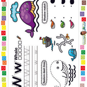 W is for Whale - FREE Printable Worksheet