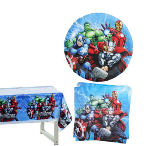 41pcs Superhero Tableware