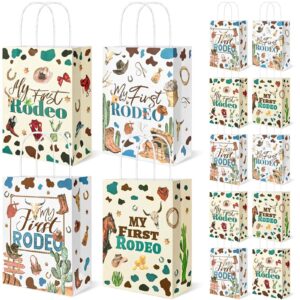 24 Pcs My First Rodeo Birthday Party Favor Bags
