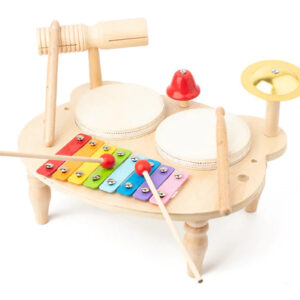 Wooden Drum Set