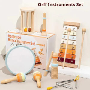 Wooden Musical Instrument Set