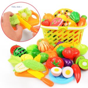 37-Piece Cut & Play Pretend Food Set