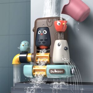 Owl Treehouse Bath Toy – Interactive Waterfall & Rain Shower Fun