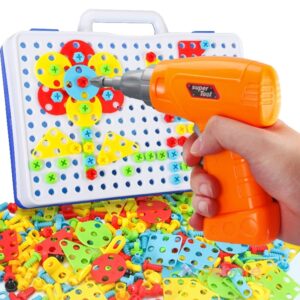 151Pcs Mosaic Drill Design Set – Creative STEM Building Toy for Kids