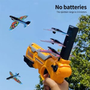 10-Piece Foam Airplane Launcher Set – Soaring Outdoor Fun for Kids