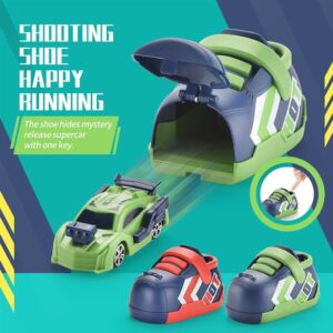 Kids Press & Launch Racing Car Toy Set