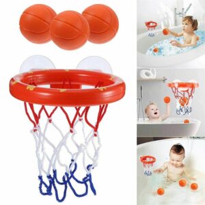 Kids Basketball Hoop Bath Toy Set
