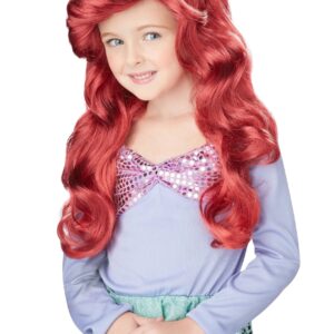 Little Mermaid Red Wig
