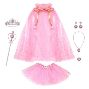Pink Princess Dress-Up Play Set (Ages 4-6)