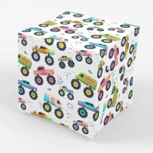 Monster Truck Party Wrapping Paper