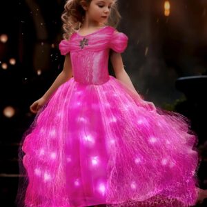 Light Up Pink Princess Dress