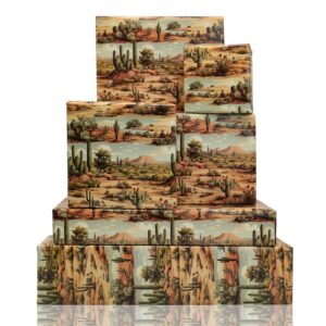 Cactus Cowboy Style Wrapping Paper