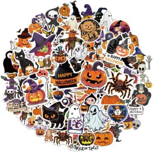 100 Pcs Halloween Vinyl Waterproof Stickers