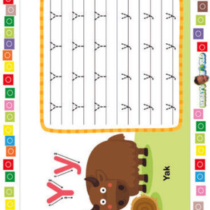 Y is for Yak - FREE Printable Worksheet