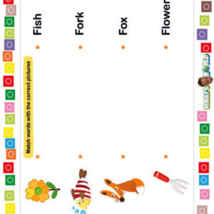 Letter F Matching - FREE Worksheet