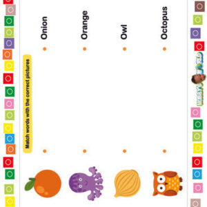 Letter O Matching - FREE Worksheet