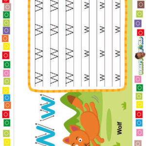 W is for Wolf - FREE Printable Worksheet