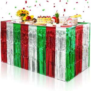6 Pack Christmas Table Skirt