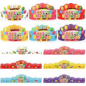 30 Pack Birthday Crowns