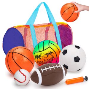 5 Pack Sports Balls Set