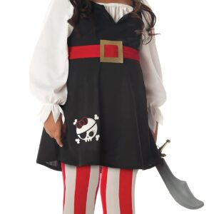 Girls Pirate Costume Medium (Ages 3-4)