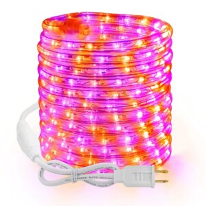 18ft 216 LED Purple & Orange Halloween Rope Lights