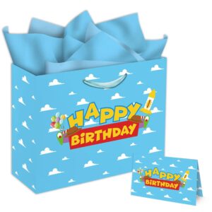 13" Large Toy Story Gift Bag Set with Card