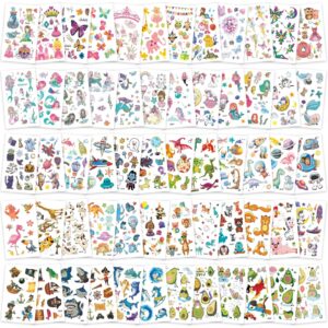 600+ Mixed Styles Temporary Tattoos